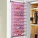 LHaoFY Fast 36 par przestrzeni na buty drzwi wiszący organizer montowany na ścianie półka na buty wisząca półka organizer stojak torba ścienna przechowywanie uchwyt do szafy (kolor: 56 x 21 x 151 cm 1)