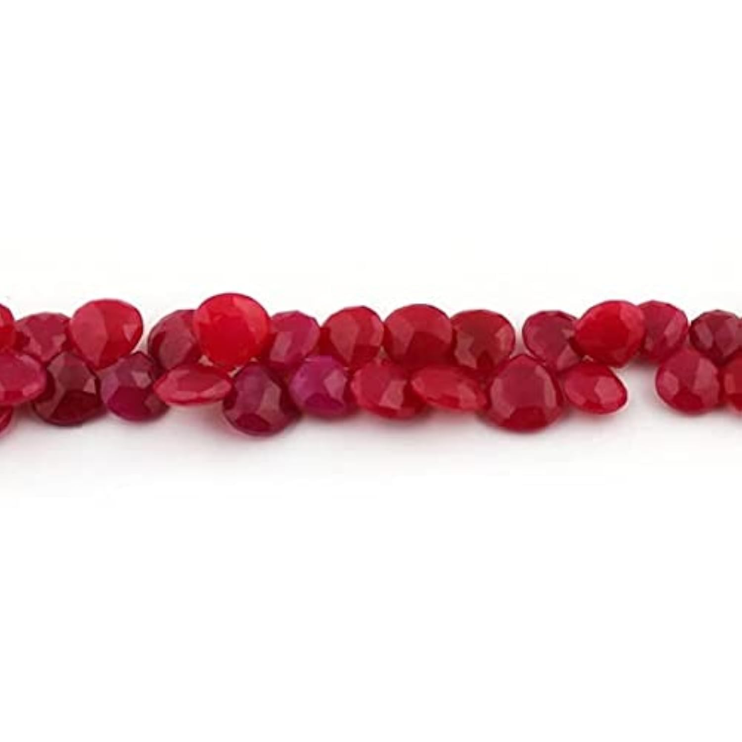 Calcédoine rose en cœur 15mm pour fabriquer un cadeau personnalisé