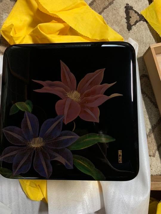 伝統的な輪島塗　黒漆の3段重箱と重台のセット 伝統的な輪島塗 黒漆の3段重箱と重台のセット 2025年最新】Yahoo