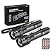 EverBrite LED Taschenlampe 2 Stück Extrem hell mit 4 Modi, Aluminium Taschenlampe zoombar wasserdicht, kleine Kindertaschenlampe für Camping Outdoor Wandern mit 6 AAA Batterien MI 4 günstig Kaufen-EverBrite LED Taschenlampe 2 Stück Extrem hell mit 4 Modi, Aluminium Taschenlampe zoombar wasserdicht, kleine Kindertaschenlampe für Camping Outdoor Wandern mit 6 AAA Batterien