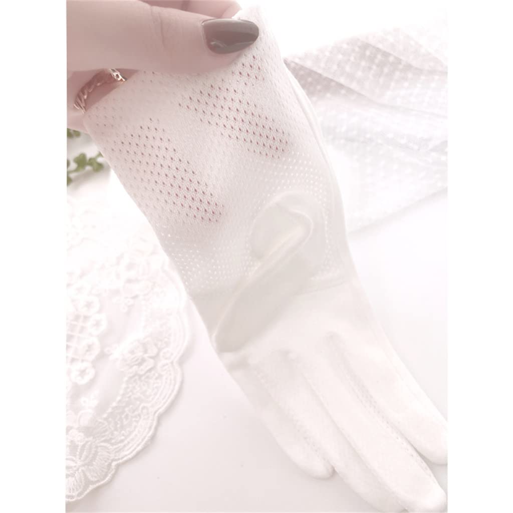 Lace Gloves Women's Thin Driving Touch Screen Breathable Ice Silk Riding Tram Gloves
