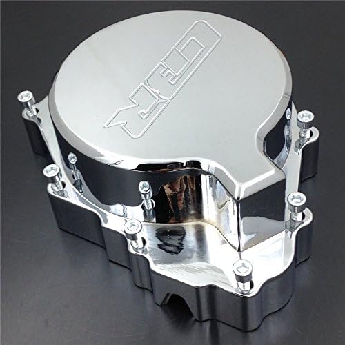 XKMT-Engine Stator Cover Compatible With Cbr600Rr F4/F4I All Year 1999-2006 Chromed Left Motorbike [B00YWCK5W0]