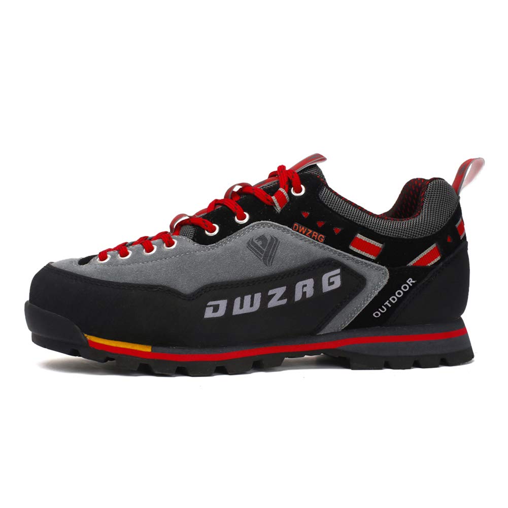 Scarpe da Trekking Uomo Respirabile Sportive Escursionismo Scarpe da Montagna Sneakers Passeggiata Rosso 43 EU