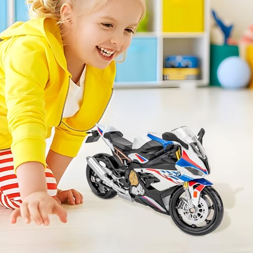 Modelo a escala 1:12 motocicleta BMW S1000RR RMZ City miniatura 6