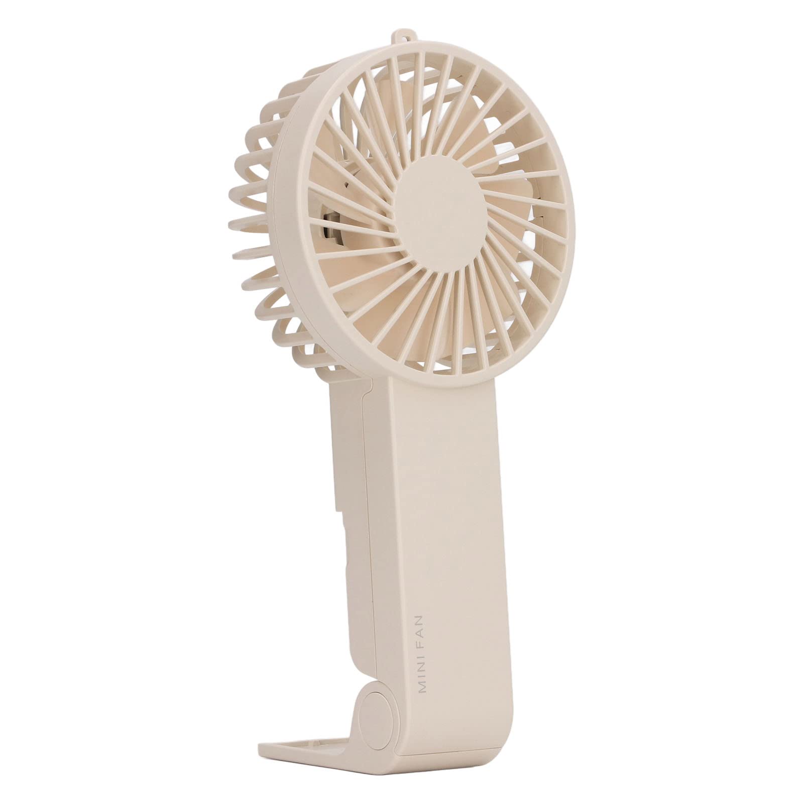 Ventilateur de poche 3 vitesses KLUFO pliable et rechargeable en ABS beige