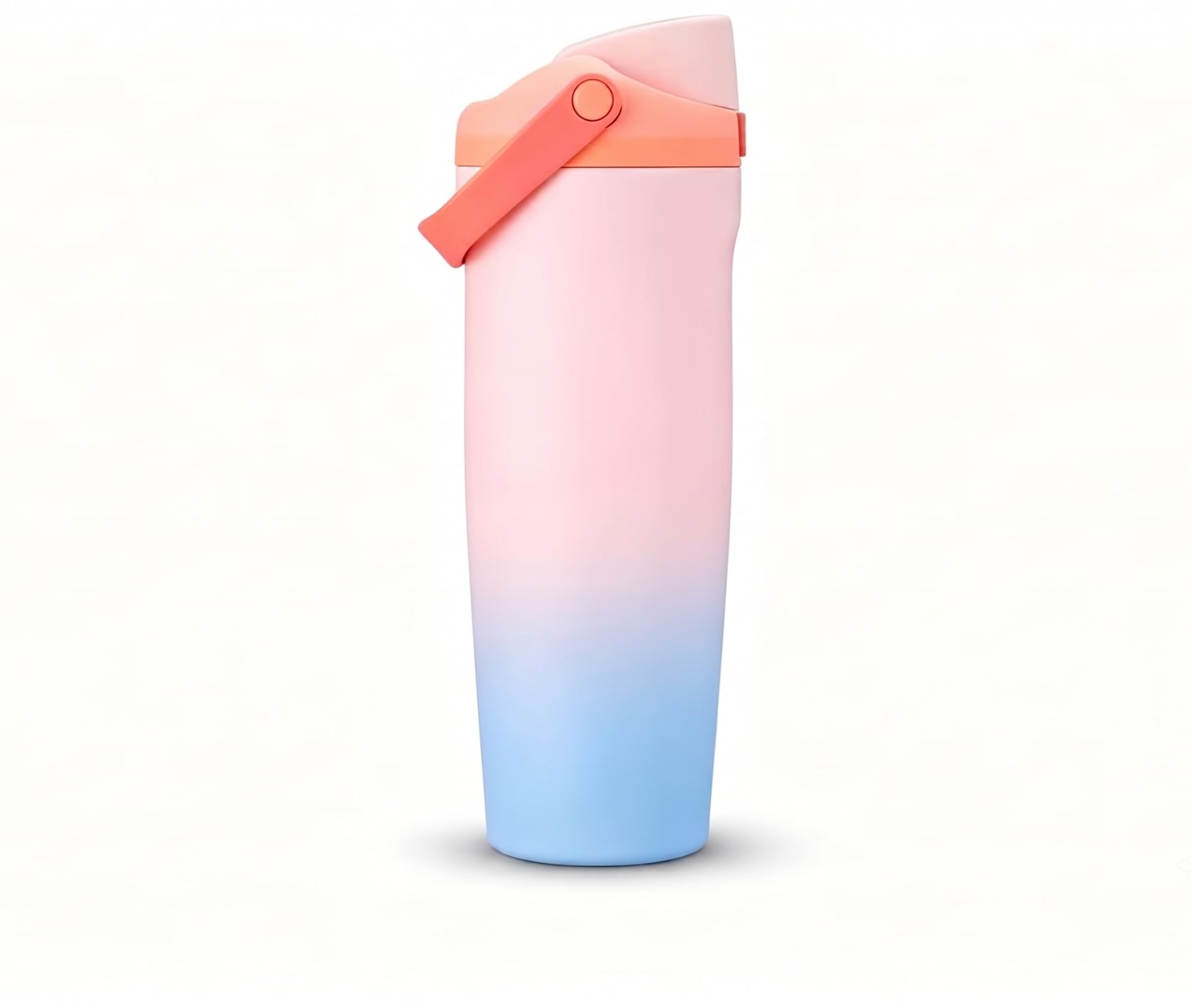 CYNVEXA Tumbler with lid and Straw 1200ML Cup Stainless Steel Vacuum Insulated Tumbler for Water, Iced Tea or Coffee 1.2L Office Gym Travelling (Ombre Pink to Blue)