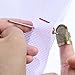 Zhanmai Copper Finger Protector Thimble Adjustable Fingertip Thimble for Sewing Embroidery Needlework, Medium