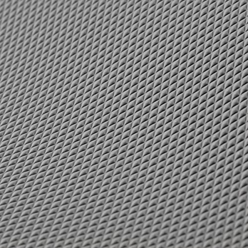 MS Beschläge 1 Rolle 48cm x 500cm Antirutschmatte Schubladenmatte Küchenschrankmatte Einlegematte Rutschhemmende Noppenmatte Kunststoff Schubladeneinlage (Anthrazit)