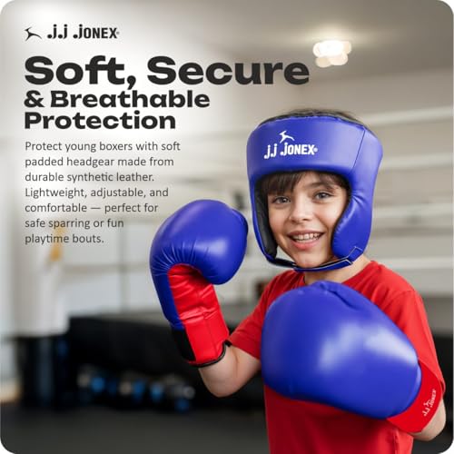Image of JJ Jonex Sports Kids Boxing Punching Bag Set - Heavy Boxing Bag, Gloves, MMA, Home Gym & Martial Arts Training Equipment | for Boys & Girls for Age 3 4 5 6 7 8 Years | Navy Color |