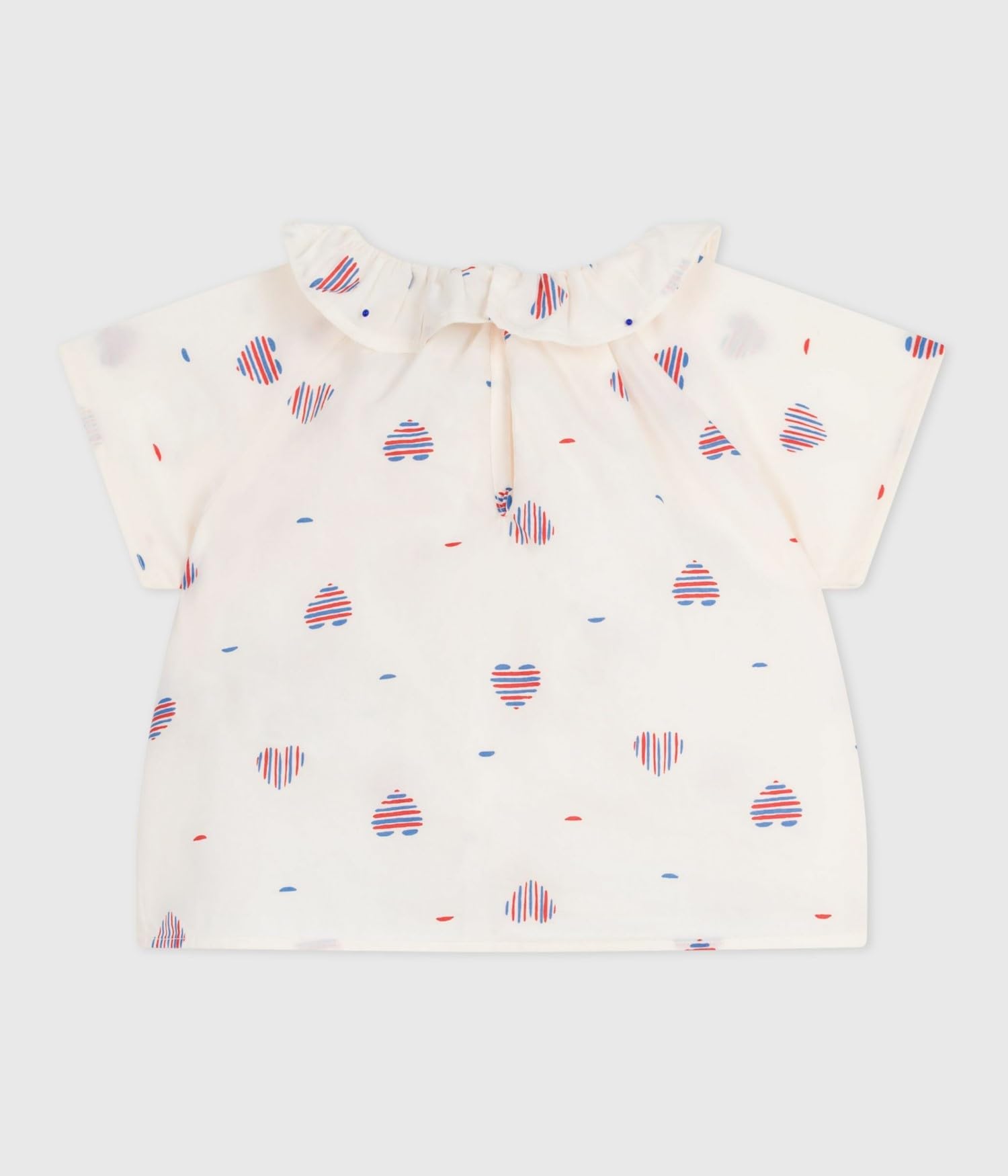 Petit Bateau A0ckr Blouse Manches Courtes Bébé Fille (Lot de 1)