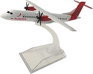 Decorate Airplane 16cm for Columbia Airlines Avianca FK50 Aircraft Model Diecast Metal Planes Static Airplane Model for Collection or Gift (Size : Avianca ATR-600)