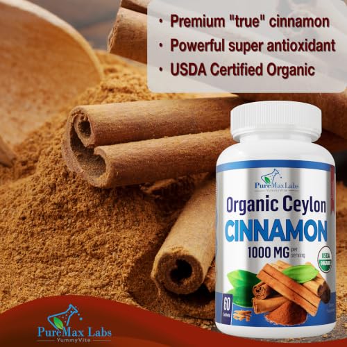 YUMMYVITE Organic Ceylon Cinnamon Tablets