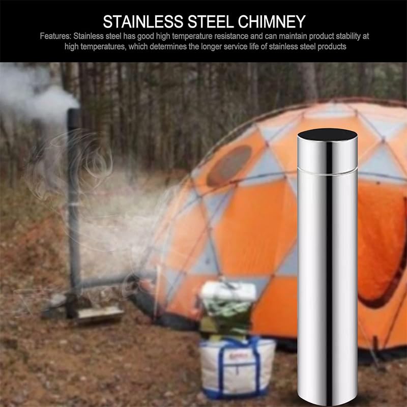 Amazon.co.jp: 延長煙突 60mm 煙突パイプ 薪ストーブ専用 30cm/20cm