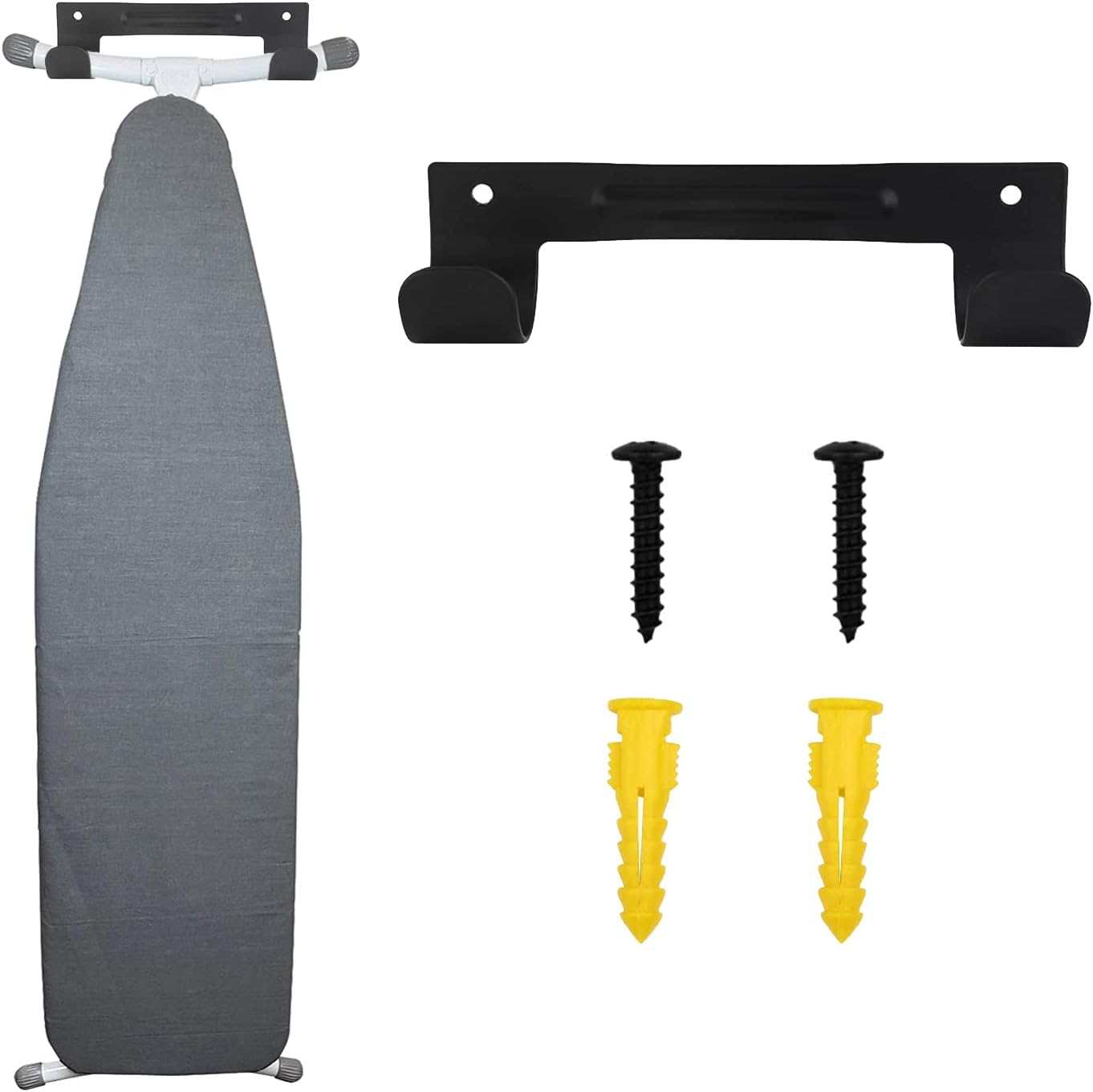 Ironing Board Hanger Wall Mount Ironing Board Holder Organizer Wall Rack for Ironing