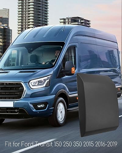 Image of Pillar Moulding Trim Cladding Fit for Ford Transit 150 250 350 2015-2019 | Replace BK3Z6129077AA BK3Z6129077AB, Left Driver Side, Under Fuel Door