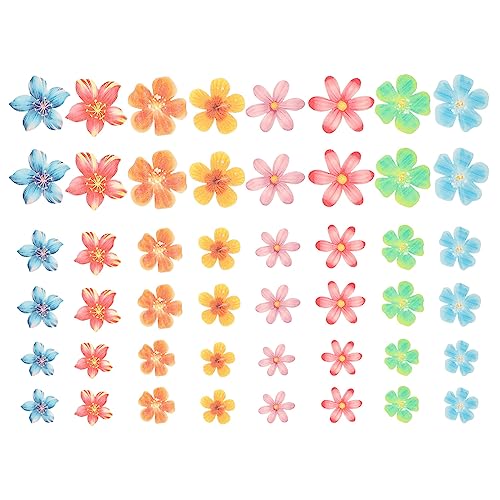 314Pcs Flores Comestibles para Decoración de Pastel Flower Flower Porta Colorida Flores de Obleas para La Fiesta Pastel de Bodas Descorres de Pastel de Bodas