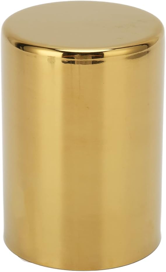 Coffee Dosing Cup, Stainless Steel Universal Coffee Powder Feeder Cup, Coffee Machine Accessories for Grinder (Gold)