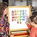 Juvale Foam Letter Stickers - Easy Peel Alphabet Stickers - Soft Sponge Foam Letters for Crafts - 1300 Pieces, 50 Sets, 6 Colors
