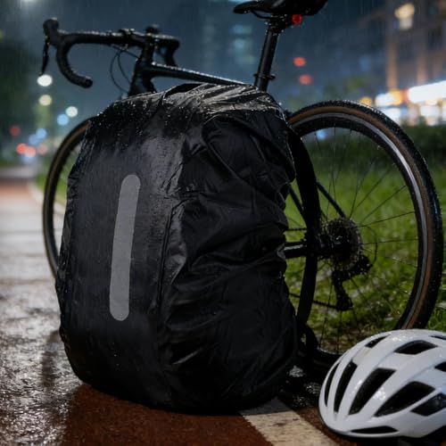 Mochila plegable ligera para senderismo 30-40L talla M negra miniatura 1