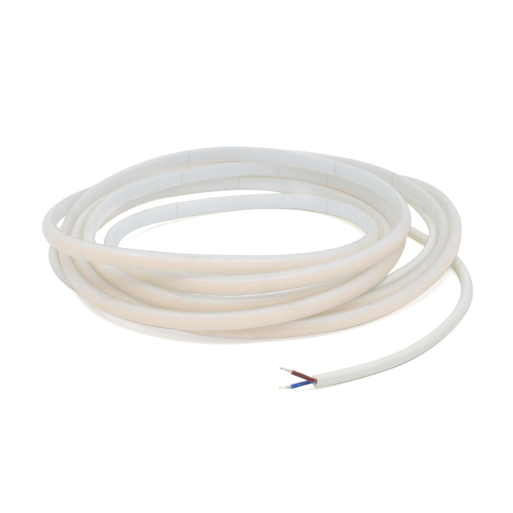 G.W.S® 20M Cool White 6000K Hard Wiring AC 220V-240V Seamless LED COB Strip Light, IP65 Waterproof, Cuttable Every 10CM