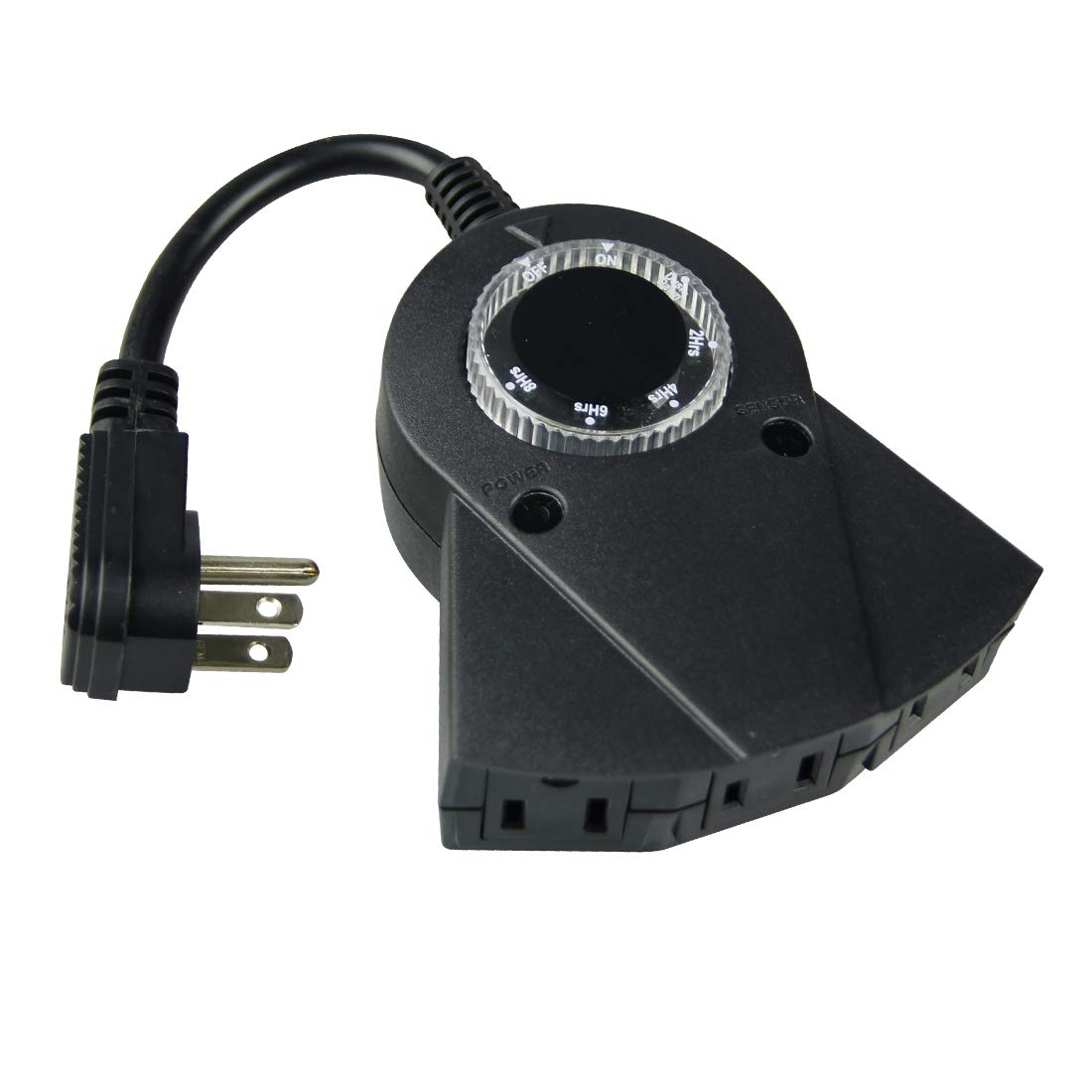 HomeHopes Outdoor Light Timer Outlet Waterproof, Christmas Lights Timer