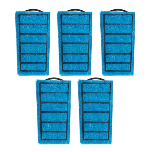 PULACO Aquarium Internal Filter Accessories, 5 PCS Filter Cartridges