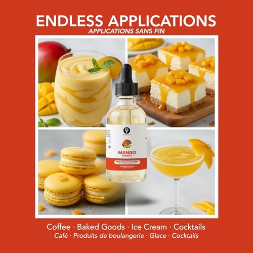 Image of Dolce Flav Mango Extract & Flavoring, for Baking, Drinks, 2oz