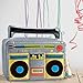 Fun Express - Inflatable Boom Box - Toys - Inflates - Inflatable Decor - 1 Piece
