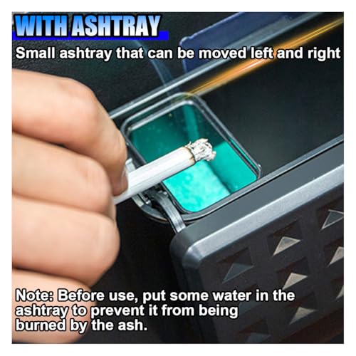 Image of Portable Hanging Auto Leakproof Garbage Organizer, Waterproof Mini Dustbin with 1 Roll Trash Bag, Auto Leakproof Garbage Organizer, Multi-Purpose for Car, Vehicle, Office, Home (Black)