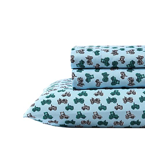 Image of Eddie Bauer Kids - Queen Sheet Set, Ultra-Soft Microfiber Bedding with Fully Elastic Fitted Sheet, Kids Bed Set with Pillowcases, Easy Care Bedding (Little Rider)