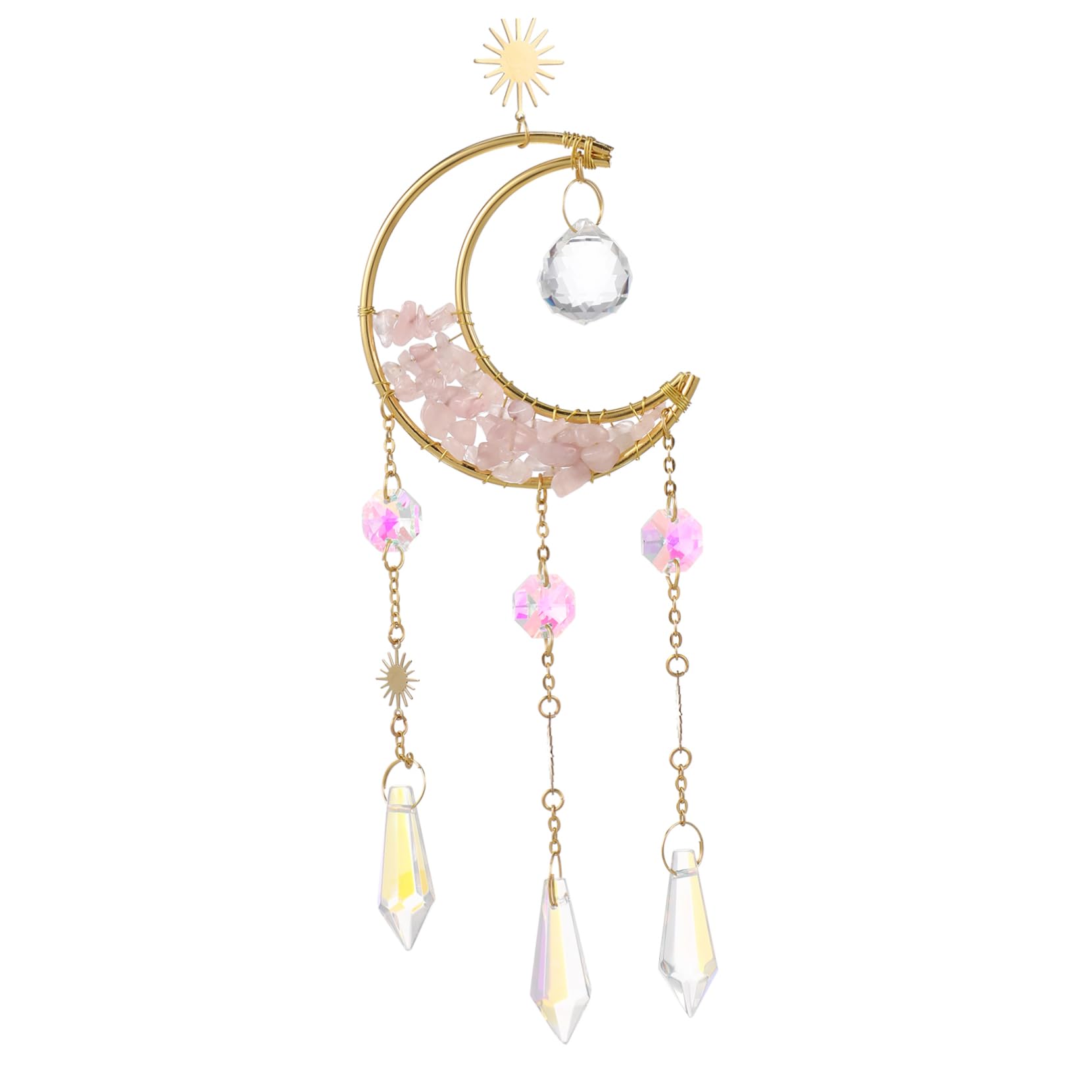 Alipis Ornament Unique Moon Shaped Hanging Decoration for and Beautiful Boho Wall Decor for Natural Design