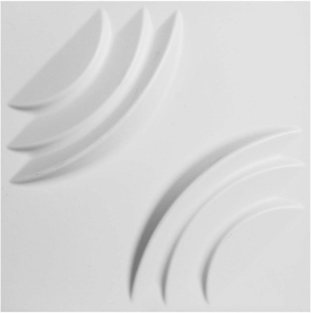 Ekena Millwork WP12X12ARWH 11 7/8"W x 11 7/8"H Artisan EnduraWall Decorative 3D Wall Panel Covers 0.98 Sq. Ft.