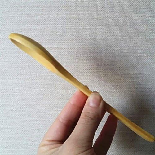 Miniatura 5 de 10 piezas de 7 pulgadas mango ecológico cucharas largas de madera café miel té agitador vajilla