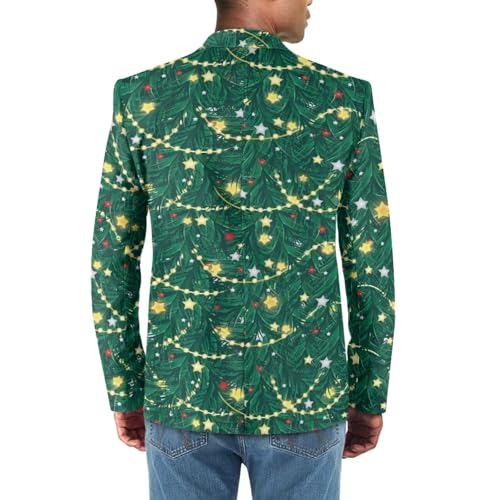 INSTANTARTS Men's Blazer Casual One Button Lightweight Mens Blazers Regular Fit Stretch Blazer Jacket Stylish2