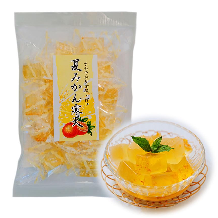 Amazon.co.jp: 【大光物産】 夏みかん 寒天 山口県 お土産 240g 1袋 個