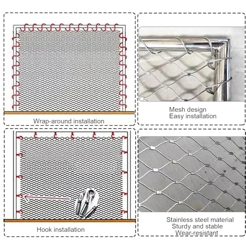 Filet en acier inoxydable 304 durable résistant pour enclos - 7