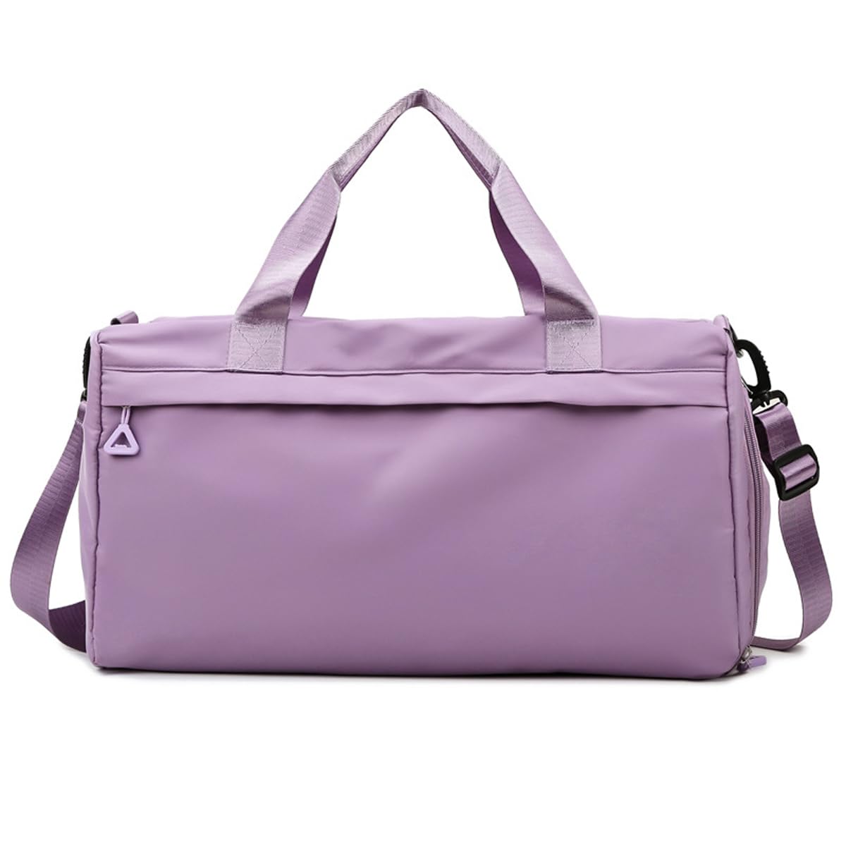YYKSYDPT Gym Bag, Unisex Sports Duffel Bag with Shoes Compartment and Wet Pocket, Overnight Weekend Bags for Swimming Yoga, Travel Bag for Suitcase (Purple)