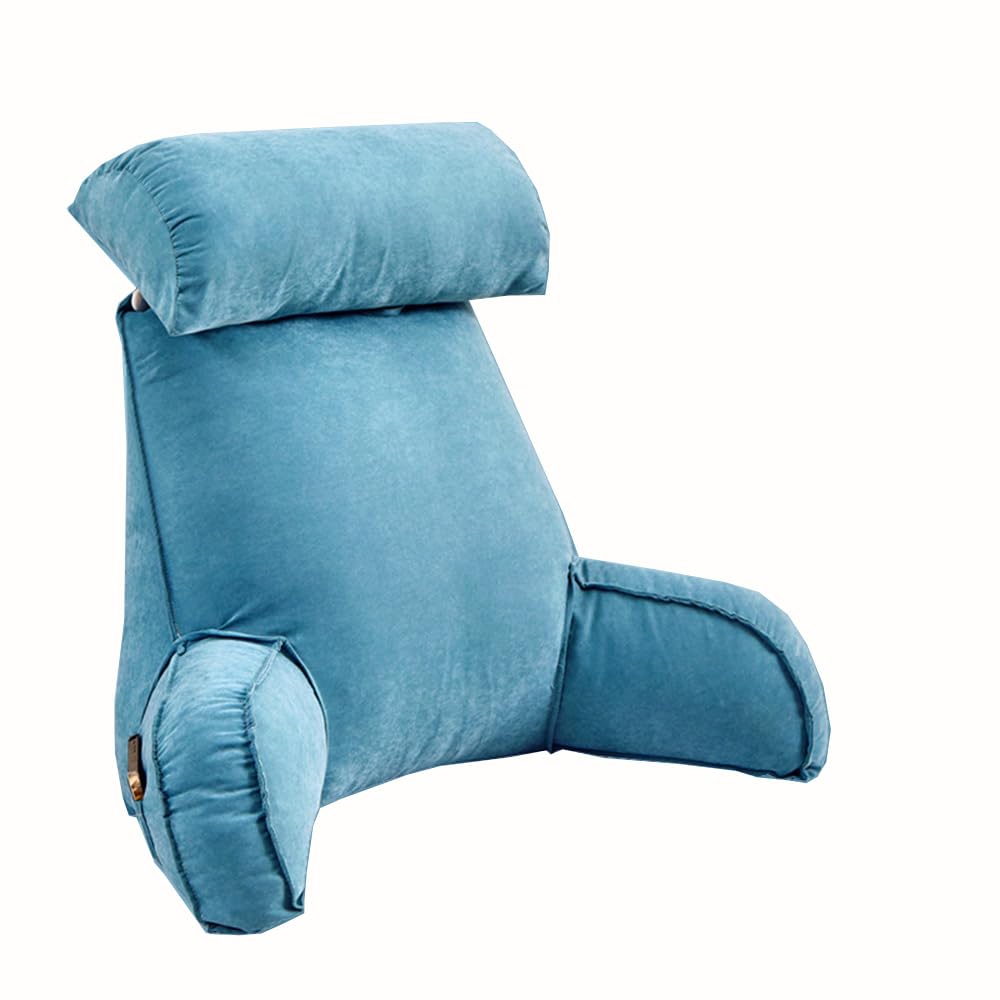 Cuscino da lettura con fodera rimovibile, 75 x 50 x 15 cm, cuscino lombare per schienale