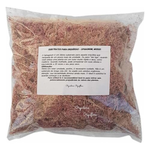 10 Litros Musgo + 10 Litros Casca De Pinus C/Carvão Kit Para Orquídeas e Plantas Tropicais