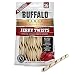 Buffalo Range Rawhide Dog Treats | Healthy, Grass-Fed Buffalo Jerky Raw Hide Chews | Hickory Smoked Flavor | Jerky Twist, 16 Count
