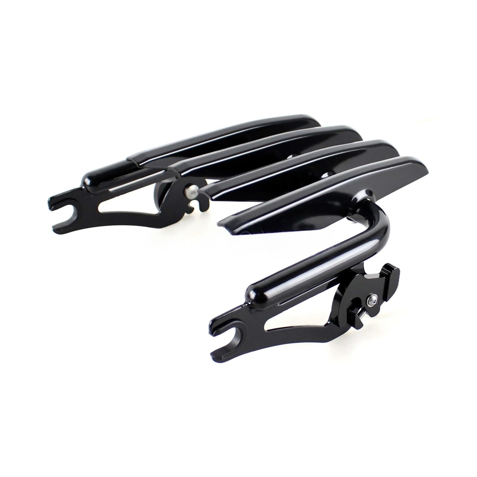 Poduszka Na Kufer Motocyklowy Pasuje do Harley Road King CVO Street Glide specjalny motocykl Stealth odpinany bagażnik oparcie Sissy Bar(Black Stealth Rack)