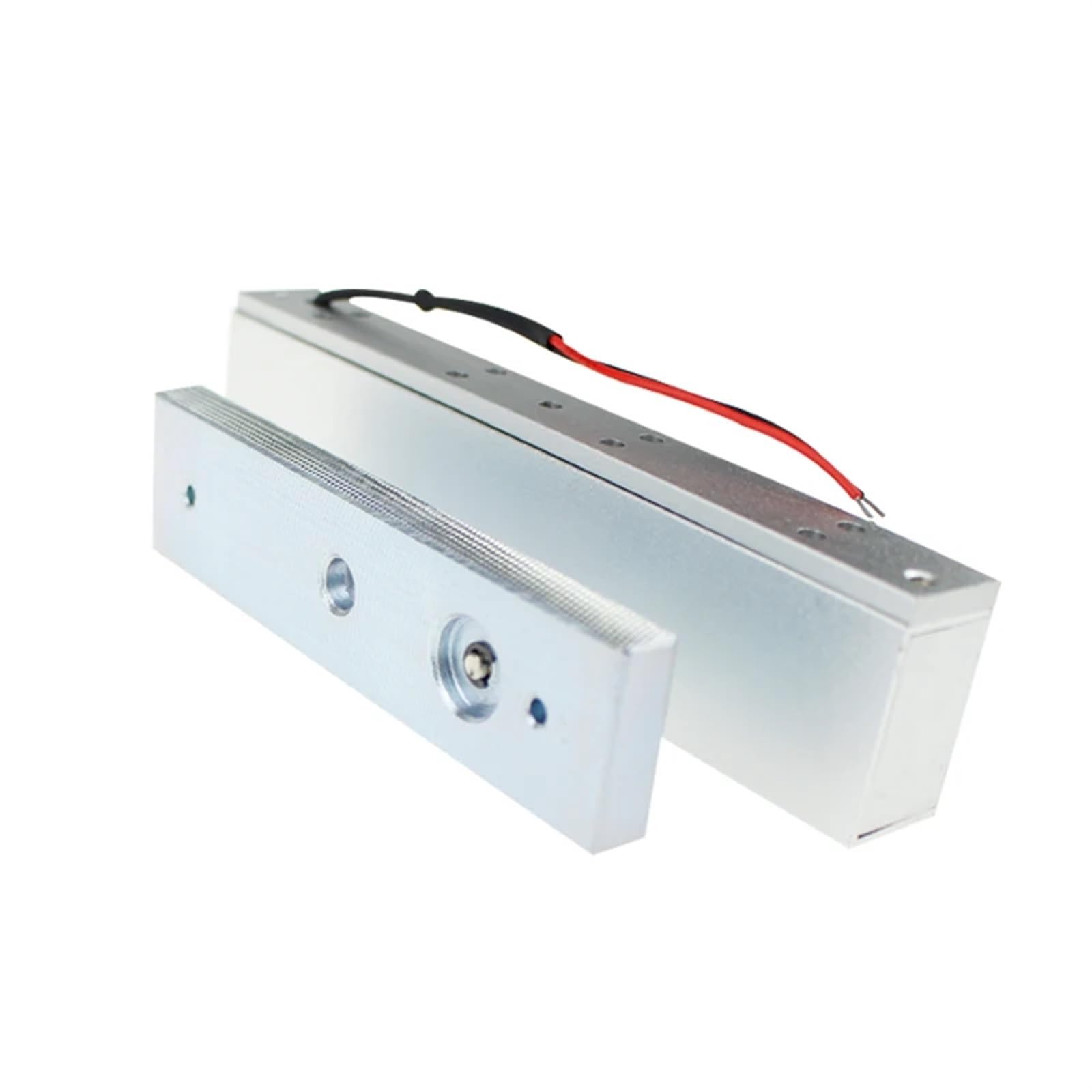 Cerradura magnética eléctrica de 180 kg, cerradura electrónica electromagnética for puerta, a prueba de fallos, CC 12 V/CC 24 V for de control de acceso(180KG-M)