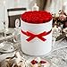 27 Forever Roses in Luxury White Box, Eternal Real Roses Birthday Gifts for Women, Preserved Flowers for Delivery Prime, Anniversary, Valentine's Day, Mothers Day for Mom (Red)