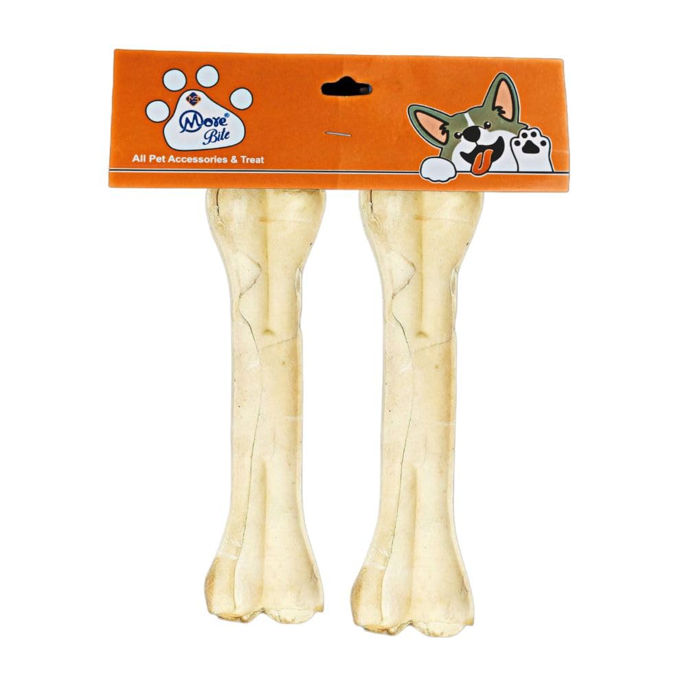 More Bite Pressed Dog Chew Bones for All Adult, Chicken Flavor, 6 inches - Pack of 2 Bones (B0CP2CVZMZ) Amazon Price History, Amazon Price Tracker