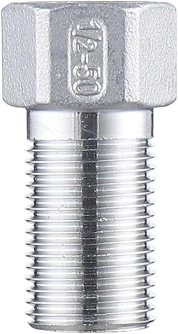 3PC Brass Pipe Hex Nipple Fitting Quick Coupler Adapter - BSP Male to Male Thread Reducer(60mm)