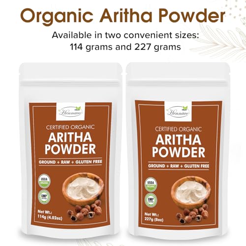 Polvo orgánico de Aritha (nuts) para cabello y piel 114 g miniatura 7
