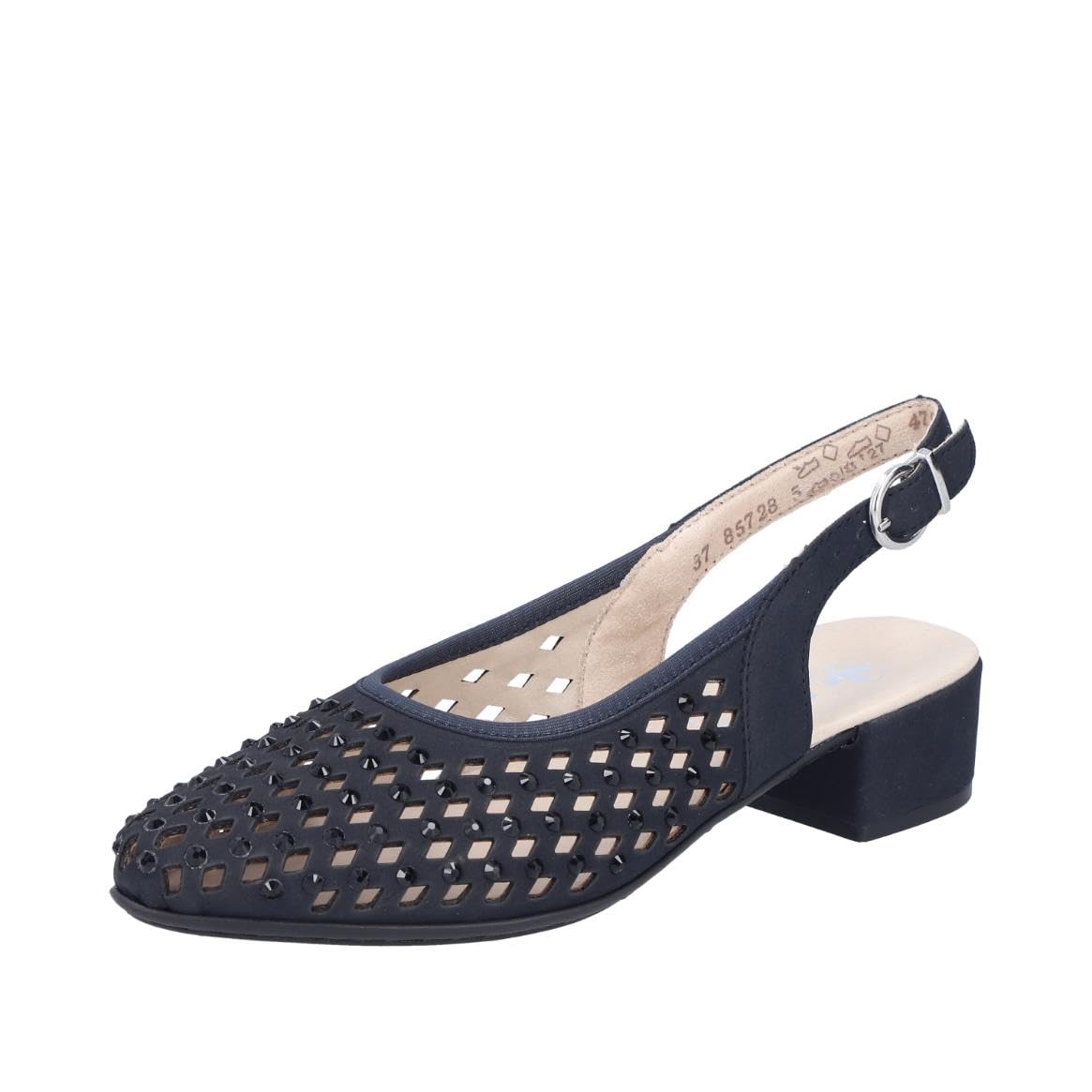 Rieker Women's 47074 Sling Pumps, Blue, 42 EU