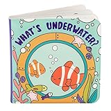 Infantino Color Reveal Bath Book, Baby & Toddler Water Reveal Book for Bath Time Fun, Ocean Theme, Mess-Free, Soft EVA Plastic, Reusable Color-Changing Pages