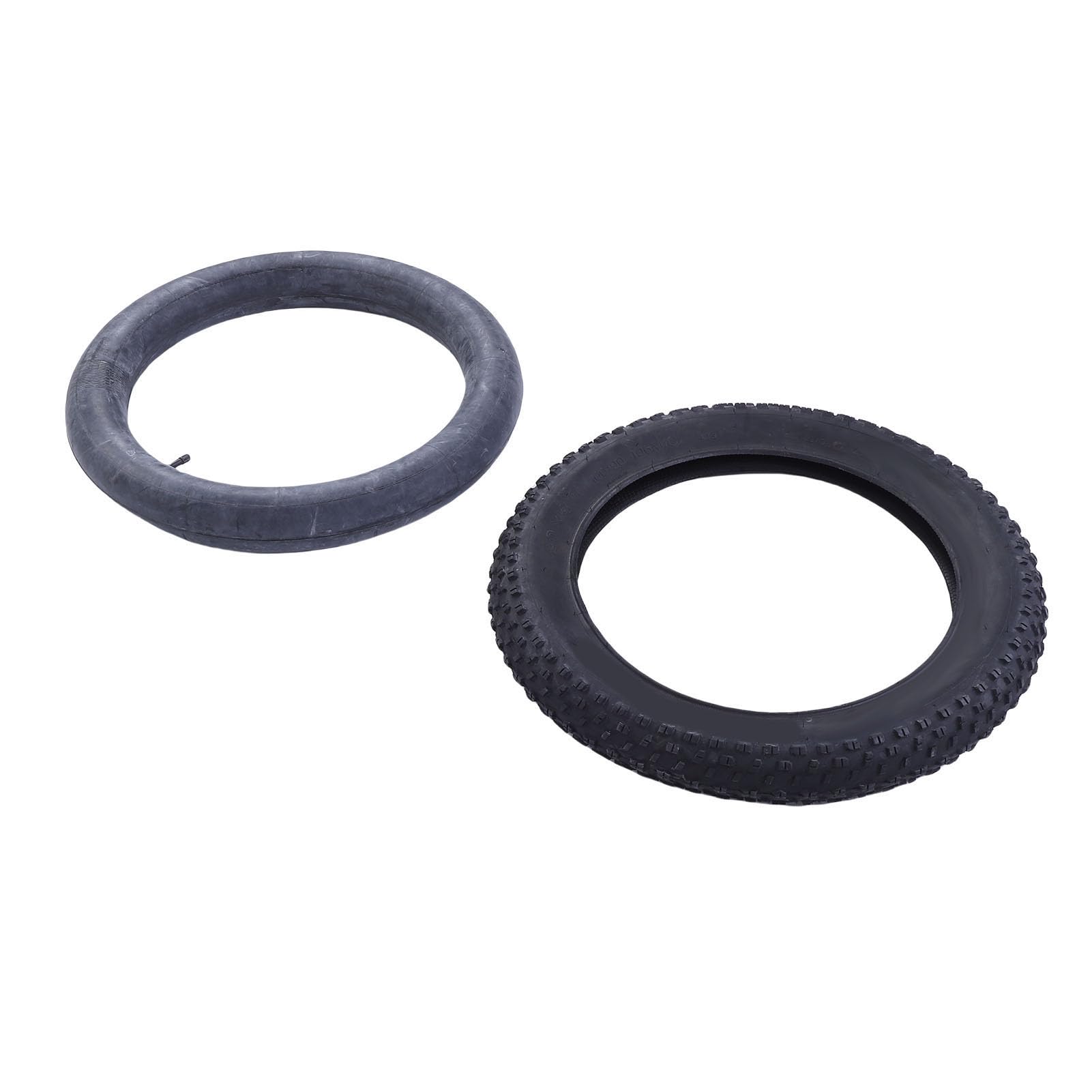 Neumático Ancho 20x4.0, Neumático de Goma Enrollable Multifuncional con Agarre y Manejo Mejorados para Bicicleta de Montaña Plegable