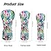 ELEQIN Golf Club Head Covers Golf Head Covers Fits Driver Funny Sleeve Waterproof Leather Headcovers Outdoor Sports Accessories Gift for Club Men Women Golfers Tropical Pink Hibiscus